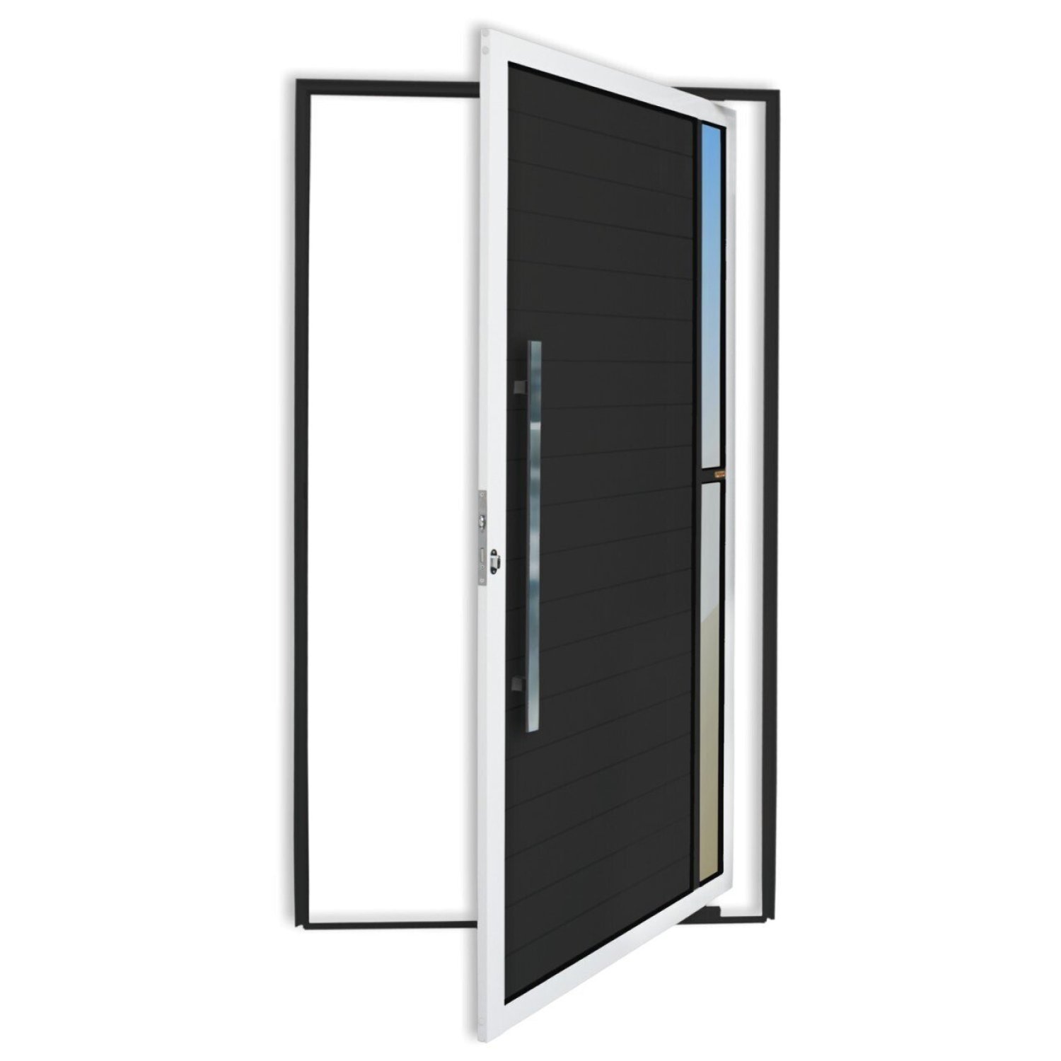 Porta Pivotante Lambril Visione com Puxador Super 210cm x 120cm Brimak - 1