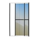 Ver imagem 1 de Porta Balcão 2 Folhas Super 25 Vidro Reflex 210cm X 150cm Brimak