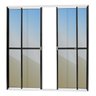 Porta Balcão 4 Folhas Super 25 Vidro Reflex 210cm X 200cm Brimak - 1