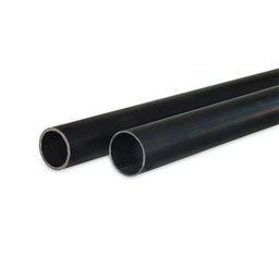 Tubo de Aco Carbono Preto Com Costura Nbr 5580 Leve 3 E=3,35mm Tuper - 1