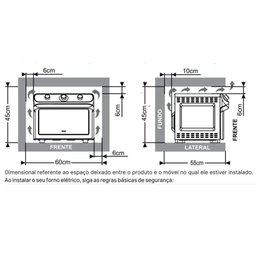 Forno Elétrico de Bancada Mueller - 35 Litros - Air Forno MFB35G Prata - 13