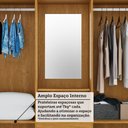 Ver imagem 6 de Guarda-Roupa Solteiro Isabely 4 Portas 2 Gavetas com Espelho Cinamomo - ACP Móveis