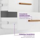 Ver imagem 7 de Guarda Roupas Infantil 4 Portas 2 Gavetas Casulo Casatema MadeiraOriginals Branco