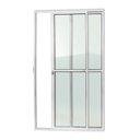 Ver imagem 1 de Porta de Alumínio de Correr 210x150cm 2 Folhas com Vidro Liso Super Brilhante Brimak