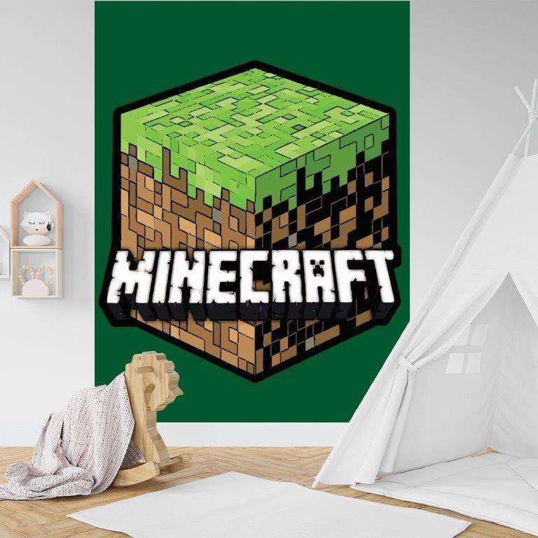 Papel de Parede Minecraft Jogo Infantil Adesivo Autocolante