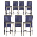 Ver imagem 1 de 7 Banqueta em Alumínio Roma Fendi Corda Náutica Tecido 11