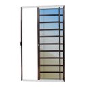 Ver imagem 1 de Porta de Correr com Travessas 2 Folhas Super Vidro Reflex 210cm X 120cm Brimak