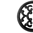 Ver imagem 2 de Rosácea Decoração Ferro Fundido Imperial Grade Portão 12cm