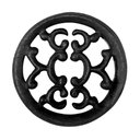 Ver imagem 1 de Rosácea Decoração Ferro Fundido Imperial Grade Portão 12cm