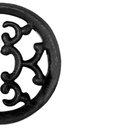 Ver imagem 3 de Rosácea Decoração Ferro Fundido Imperial Grade Portão 12cm