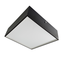 Ver imagem 4 de Luminária Plafon Bivolt E27 Quadrado 30cm 4 Lâmpadas - Preto