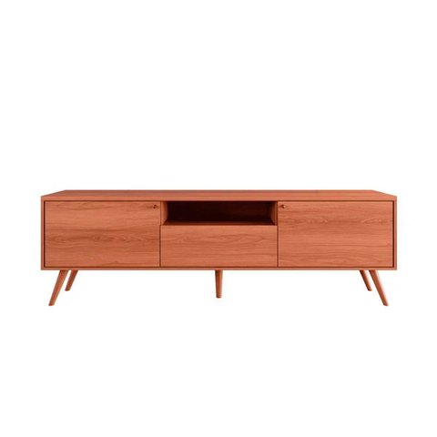 Rack Bancada para Tv de até 60" 1 Porta 2 Gavetas Rivire 1.3 Jequitiba