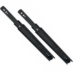 2 (1 Par) Corrediças Trilho Telescópico 55cm Gaveta Móvel - 9