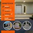 Ver imagem 5 de Perfil de Alumínio Embutir 25mm com Fita Led Cob Fonte Slim