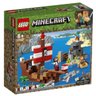 Lego Minecraft a Aventura do Barco Pirata 21152 - 1
