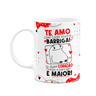 Caneca Flork Namorados - Te Amo com Toda Minha Barriga! Branca - 1