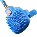 Ver imagem 3 de Mangueira Luva Banho Pet Caes Gatos Petshop Massageadora Limpeza Escova Cachorro