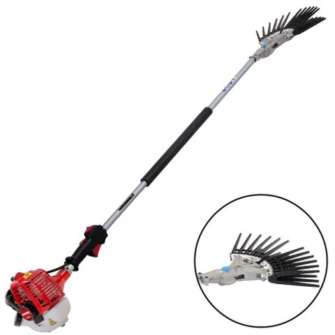 Derriçador de Café Kawashima Com Braço Longo de 1500mm e Garra Dupla + Óleo Castrol Stihl