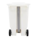 Ver imagem 5 de Cesto de Lixo Grande com Pedal e Rodas 100L Branco Tramontin