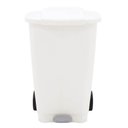 Ver imagem 7 de Cesto de Lixo Grande com Pedal e Rodas 100L Branco Tramontin