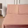 Jogo de Cama Casal 400 Fios 3 Peças Salmão - 2