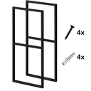 Ver imagem 3 de Suporte Prateleira Dupla 30cm 2 Peças Estilo Industrial