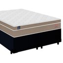 Ver imagem 3 de Cama Box Casal Bipartido Suede + Colchão Lis Molas Ensacadas Superpocket Plumatex 138cm – Suporta