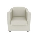 Ver imagem 2 de Poltrona Decorativa Tilla Suede Bege