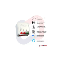 Mini Interruptor Inteligente Wifi On-off Mono p/ Fita Led - Smartz - 4