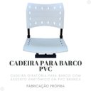 Ver imagem 7 de Cadeira para Barco Giratória Prática Dobrável Branca