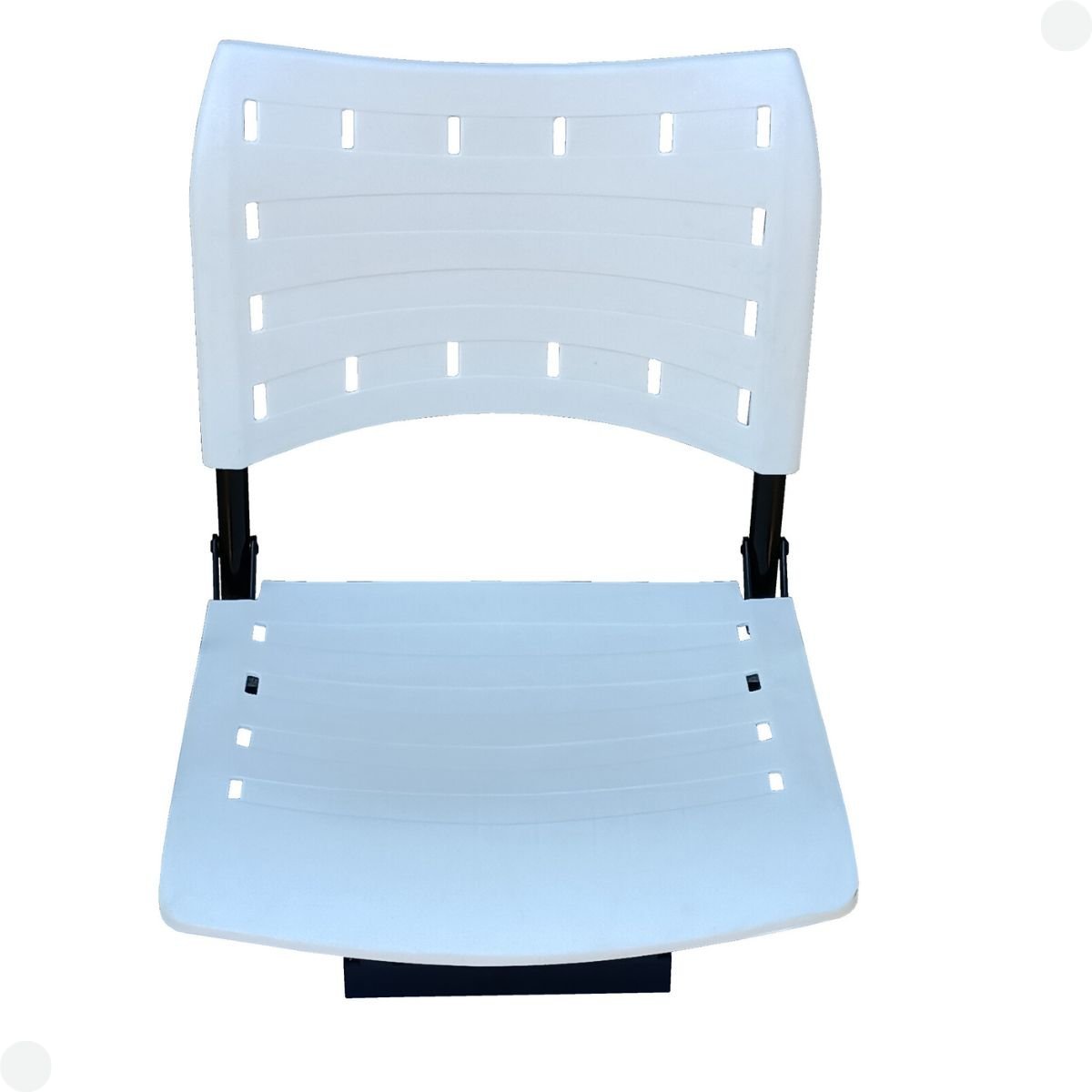 Cadeira para Barco Giratória Prática Dobrável Branca - 2