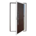 Ver imagem 1 de Porta Pivotante Lambril Visione com Puxador Super 210cm X 120cm Brimak