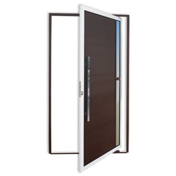 Porta Pivotante Lambril Visione com Puxador Super 210cm X 120cm Brimak - 1