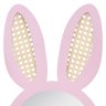 Espelho Decorativo Infantil 43x44cm Lebre Rosa - 4