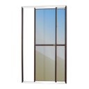 Ver imagem 1 de Porta Balcão 2 Folhas Super 25 Vidro Reflex 210cm X 150cm Brimak