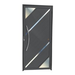 Porta Lambril Oasis com Puxador Super 25 210cm x 100cm Brimak - 1