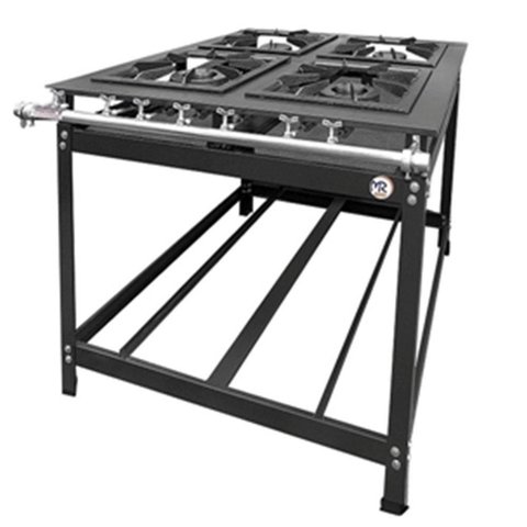 Fogão Ind. B.P - 4 Bocas - 2 Qs / 2 Qd - 40x40 - P8