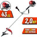 Ver imagem 2 de Roçadeira Multifuncional Anmax Cg430p 43cc C/ Carretel + Faca 2p, 3p, 40d, 80d + Escova de Aço