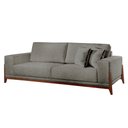 Ver imagem 4 de Sofá Fixo Magnus 4 Lugares Luxo 230cm Castellar Móbile Cinza