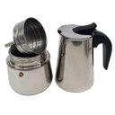 Ver imagem 4 de Cafeteira Italiana em Aço Inox 450 Ml 9 Xícaras