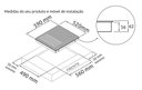 Ver imagem 7 de Cooktop de Indução 4 Bocas Preto com Zona Flexível Dako Diplomata 220v