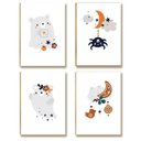 Ver imagem 7 de Kit 10 Placas MDF Infantil Menina Sonhos e Magia Rosa A4