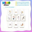 Ver imagem 3 de Kit 10 Placas MDF Infantil Menina Sonhos e Magia Rosa A4