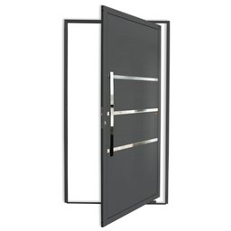 Porta Pivotante Lambril Evolution com Puxador Super 210cm x 100cm Brimak - 1