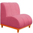 Ver imagem 5 de Namoradeira Marselha Base de Madeira para Sala Hotel