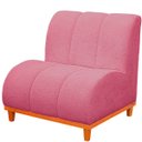 Ver imagem 1 de Namoradeira Marselha Base de Madeira para Sala Hotel