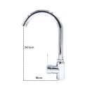 Ver imagem 6 de Torneira Banheiro Lavatório Lavabo Inox 1/4 Volta Monoc
