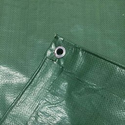Lona Plástica Verde Impermeável 300 Micras Multiuso 2x100 / 100x2 - 2
