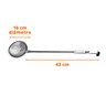 Escumadeira para Fritura Colher de Arroz Hotel 16cm Cabo 43cm - 2