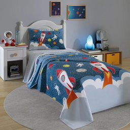 Jogo de Cama Kids Priori Estampa The Explorer C/ 3 Pcs 130 Fios Döhler - 2